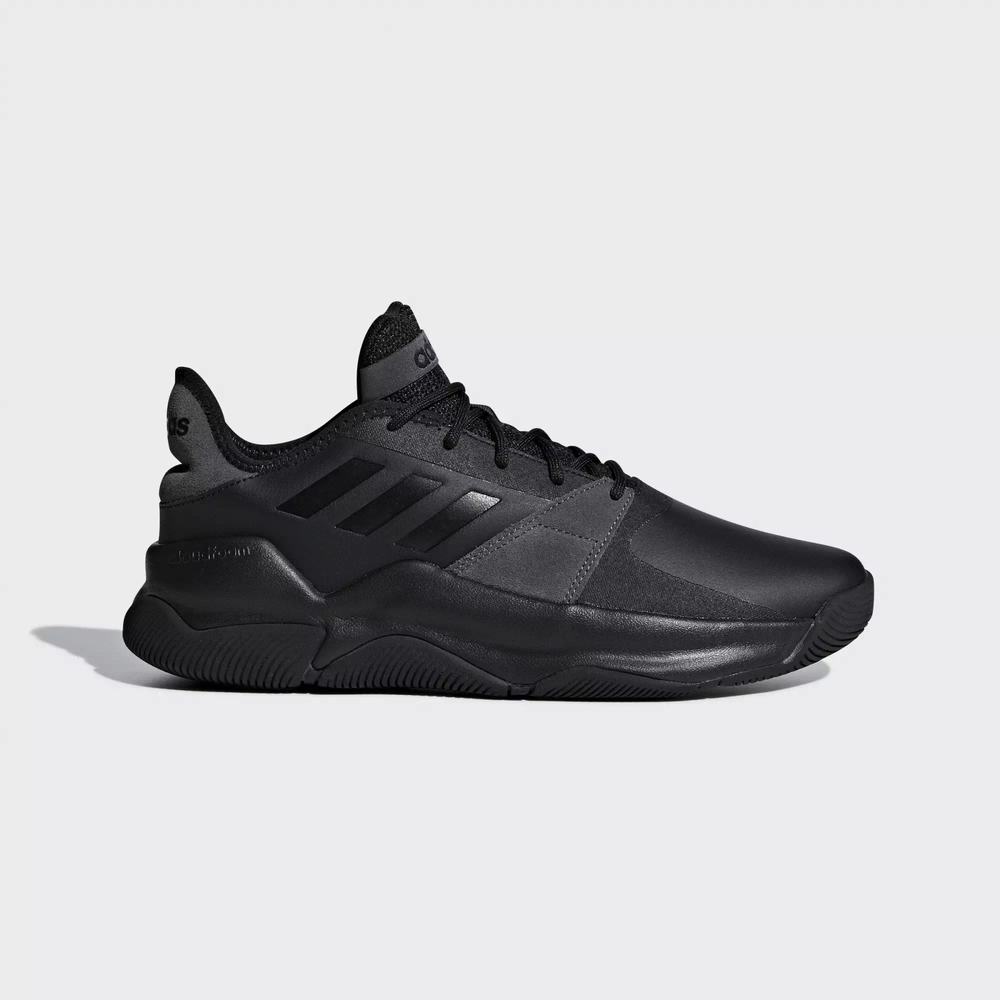 Adidas Streetflow Tenis De Basketball Negros Para Hombre (MX-95712)